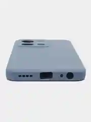 Синий меланж силиконовый чехол Vivo Y35 4G 2022 (Виво у35 4Г 2022)