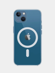 Чехол силиконовый MagSafe (Магсейф) для iPhone 7 8 XR 11 12 13 14 Pro Plus Max прозрачный