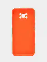 Оранжевый чехол для Xiaomi Poco X3 NFC, Poco X3 Pro (Сяоми Поко Икс3 нфс, Икс3 Про), силиконовый