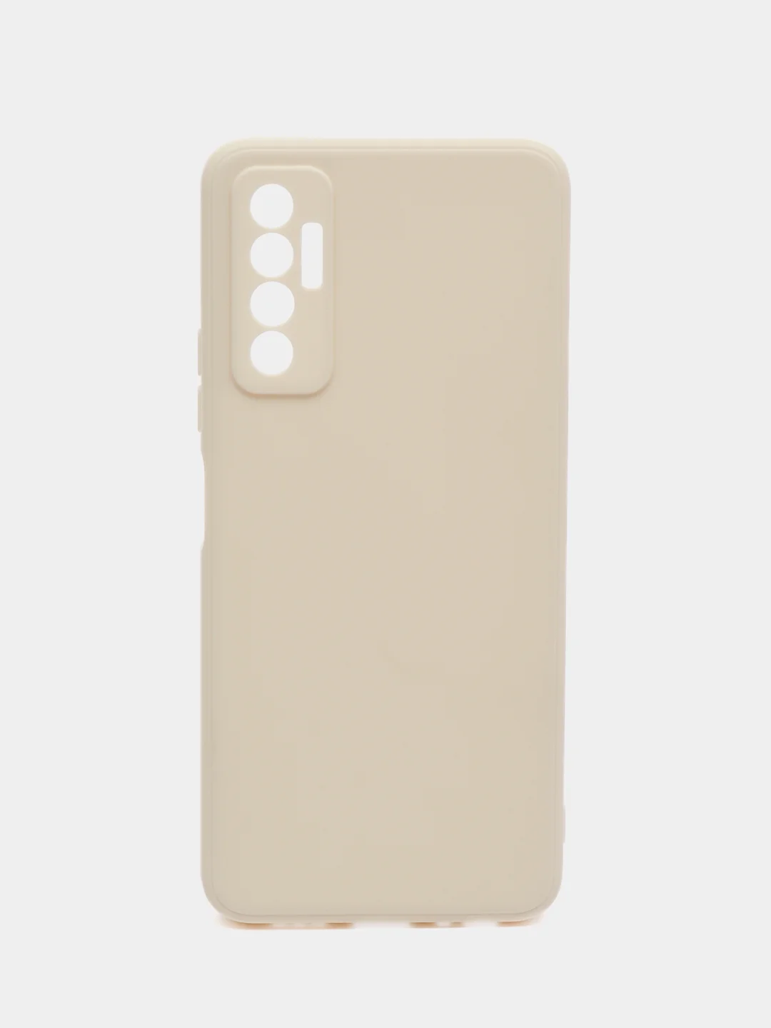 Молочный чехол для TECNO Camon 17P (Техно камон 17П), силиконовый, матовый