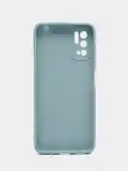 Светло-синий чехол силиконовый для Redmi Note 10T ,Note 10 5G ,POCO M3 Pro (Редми нот 10, поко м3)
