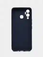 Темно-синий чехол силиконовый на Infinix Hot 12 Play NFC (Инфиникс Хот 12 Плей НФС)