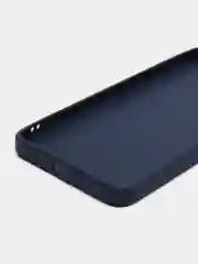 Темно-синий чехол силиконовый на Infinix Hot 12 Play NFC (Инфиникс Хот 12 Плей НФС)