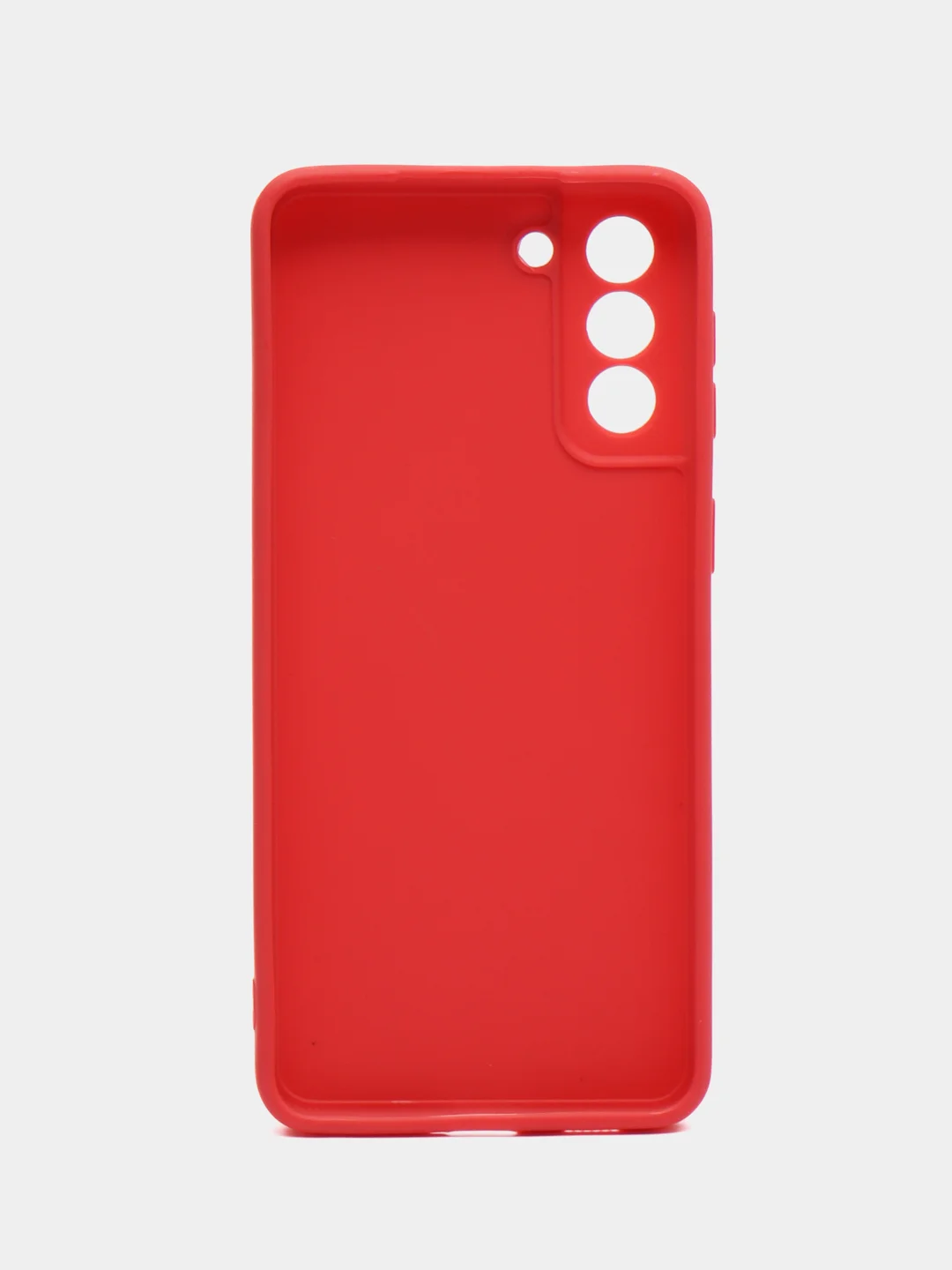 Коралловый чехол силиконовый для Samsung Galaxy S21 Plus (Самсунг Гэлекси С21 Плюс), с защитой камеры