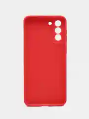Коралловый чехол силиконовый для Samsung Galaxy S21 Plus (Самсунг Гэлекси С21 Плюс), с защитой камеры
