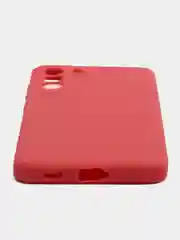 Коралловый чехол силиконовый для Samsung Galaxy S21 Plus (Самсунг Гэлекси С21 Плюс), с защитой камеры