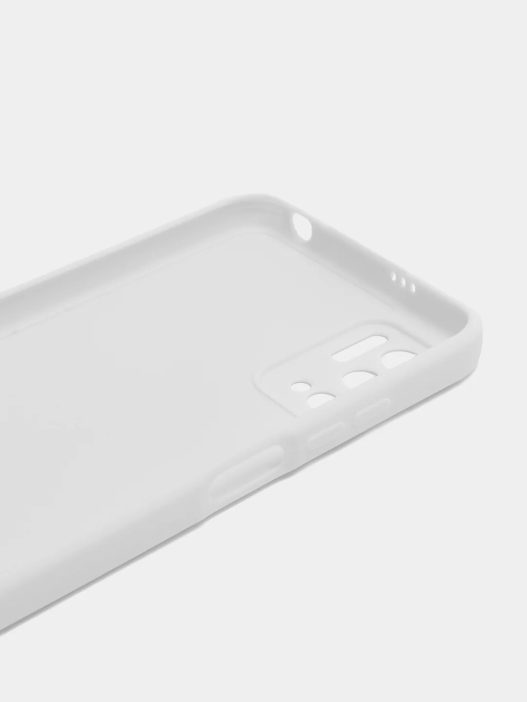 Белый чехол силиконовый для Redmi Note 10T ,Note 10 5G ,POCO M3 Pro (Редми нот 10, поко м3)