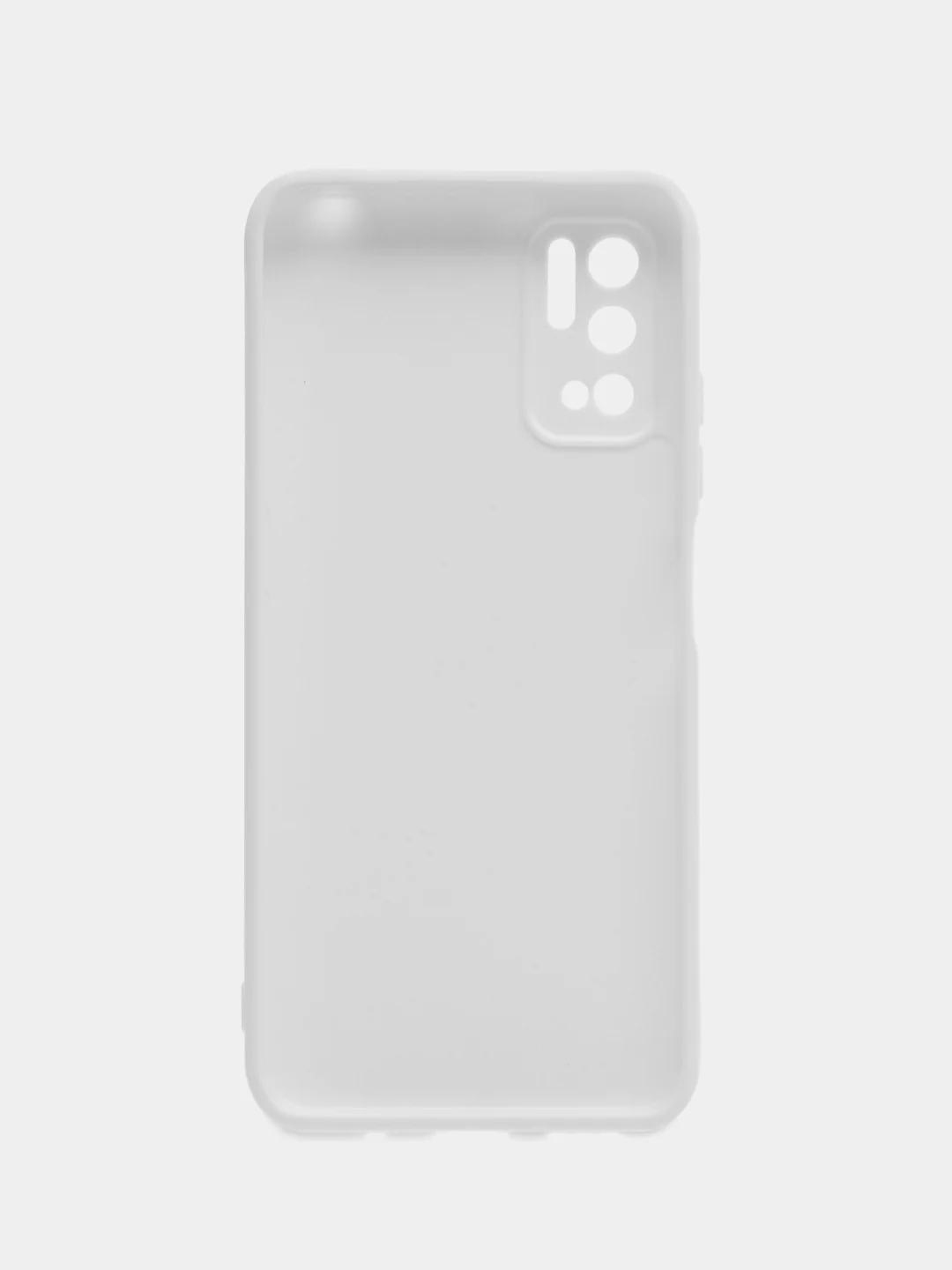 Белый чехол силиконовый для Redmi Note 10T ,Note 10 5G ,POCO M3 Pro (Редми нот 10, поко м3)