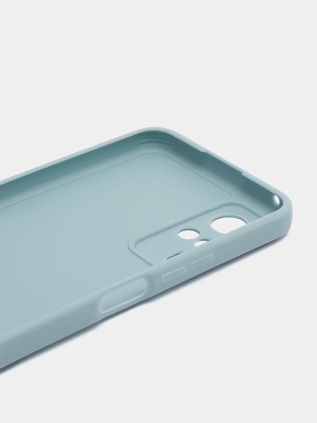 Светло-синий чехол для Vivo Y31/Y53S 4G/Y51 2020/2021 (Виво У31/У53С 4Г/У51 2020/2021), силиконовый