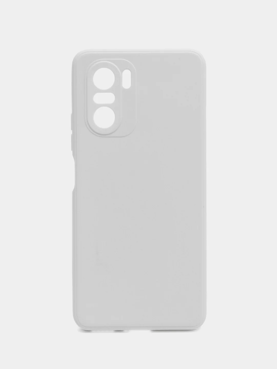 Чехол для Poco F3 (Поко Ф3), силиконовый, с защитой камеры
