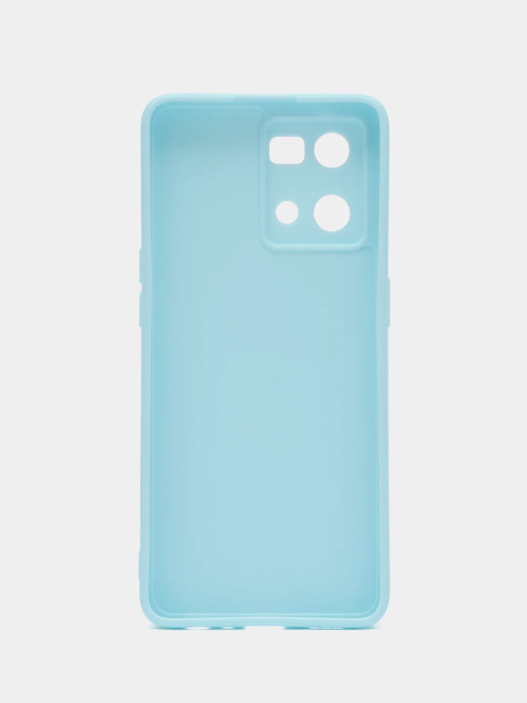 Голубой чехол для OPPO Reno 7 4G / Reno 8 4G / Оппо Рено , силиконовый