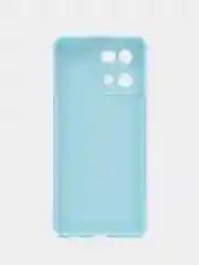 Голубой чехол для OPPO Reno 7 4G / Reno 8 4G / Оппо Рено , силиконовый