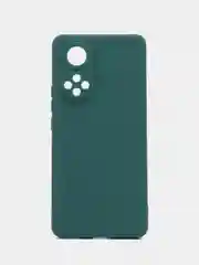 Тёмно-зелёный силиконовый чехол для Honor 50, Huawei NOVA 9 (Хонор 50, Хуавей Нова 9), прозрачный