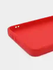 Красный чехол силиконовый на Infinix Hot 12 Play NFC (Инфиникс Хот 12 Плей НФС)