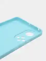 Голубой силиконовый чехол для Honor 50, Huawei NOVA 9 (Хонор 50, Хуавей Нова 9), прозрачный