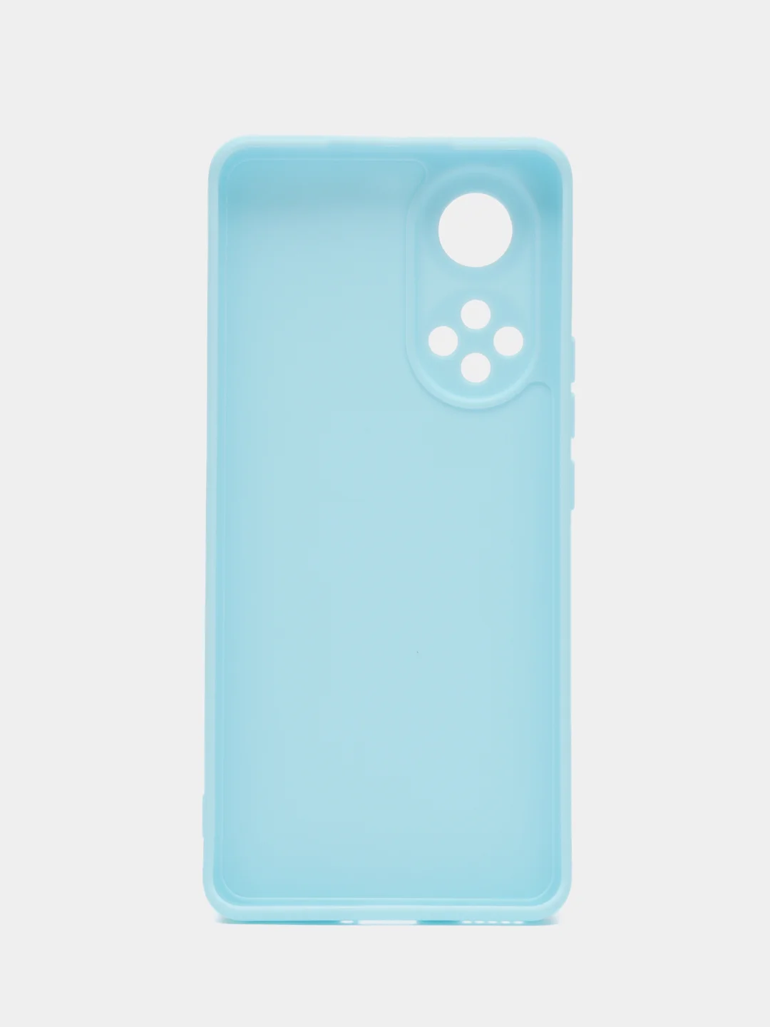 Голубой силиконовый чехол для Honor 50, Huawei NOVA 9 (Хонор 50, Хуавей Нова 9), прозрачный