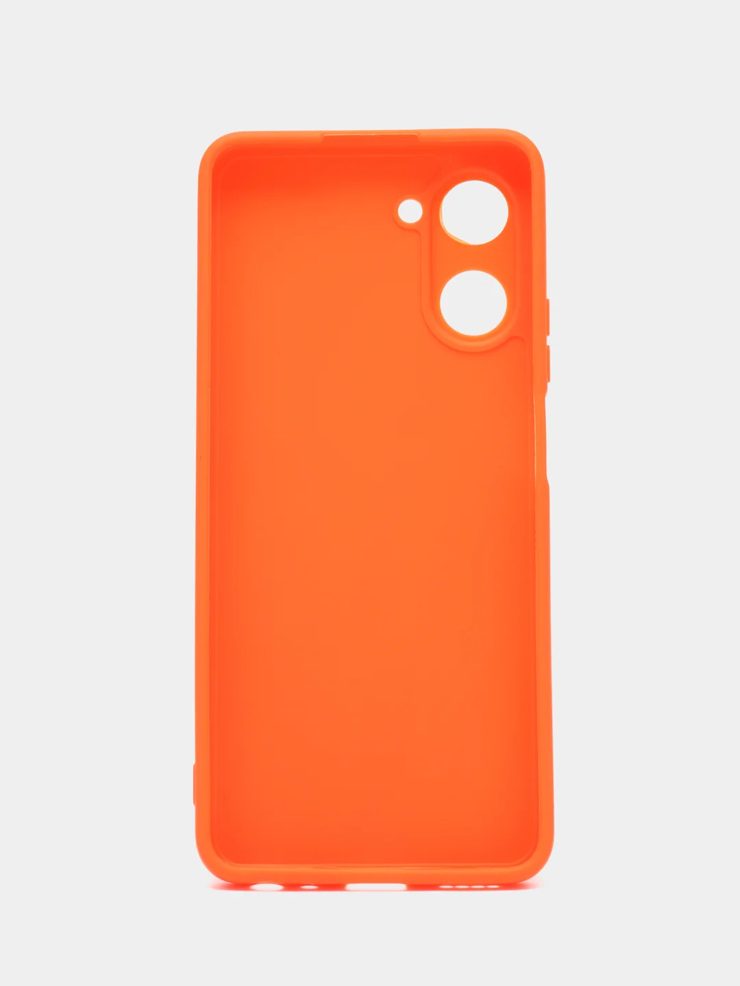 Оранжевый чехол для Realme 10 Pro (Реалми 10 Про) силиконовый, цветной, матовый