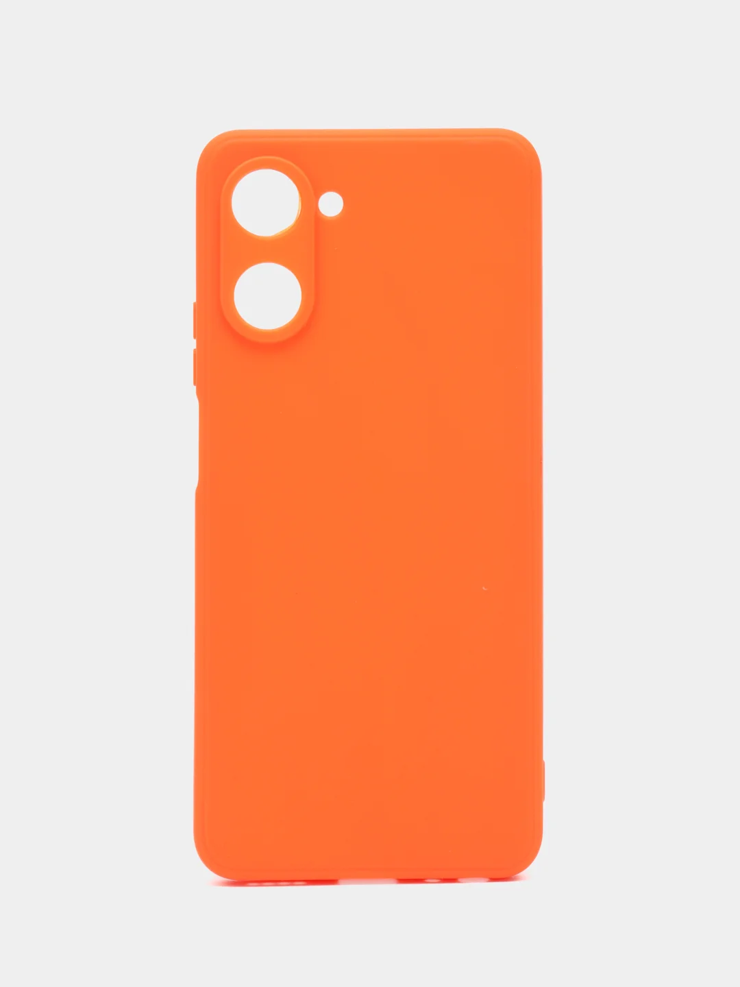 Оранжевый чехол для Realme 10 Pro (Реалми 10 Про) силиконовый, цветной, матовый