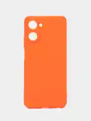 Оранжевый чехол для Realme 10 Pro (Реалми 10 Про) силиконовый, цветной, матовый