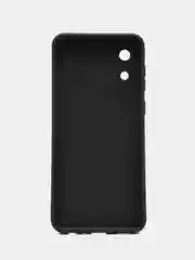 Черный силиконовый чехол для Samsung Galaxy A03 core (Самсунг Галакси А03 Кор)