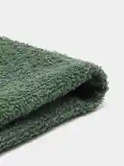 Зеленый банное, махровое полотенце разных размеров