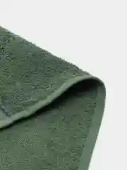 Зеленый банное, махровое полотенце разных размеров