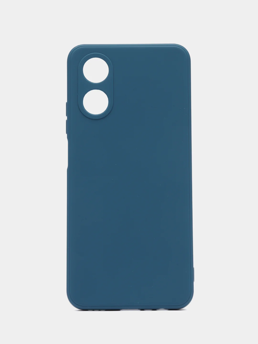 Синий чехол для Oppo A17 (Оппо А17),силиконовый прозрачный