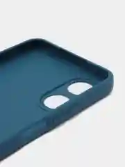 Синий чехол для Oppo A17 (Оппо А17),силиконовый прозрачный