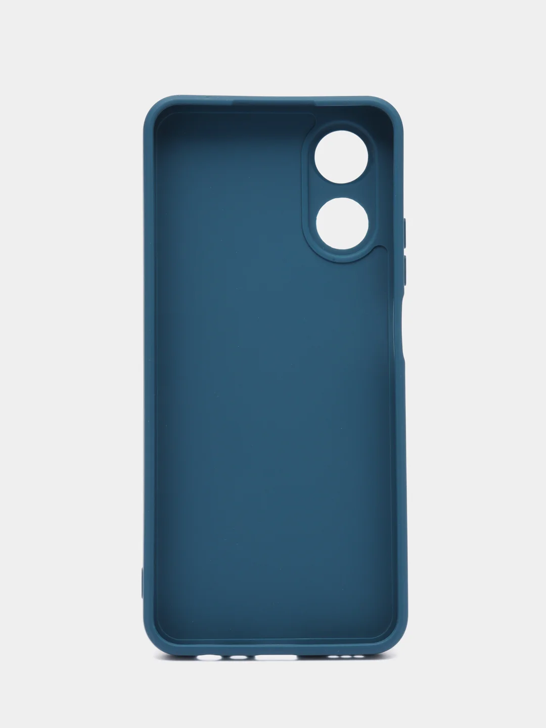 Синий чехол для Oppo A17 (Оппо А17),силиконовый прозрачный