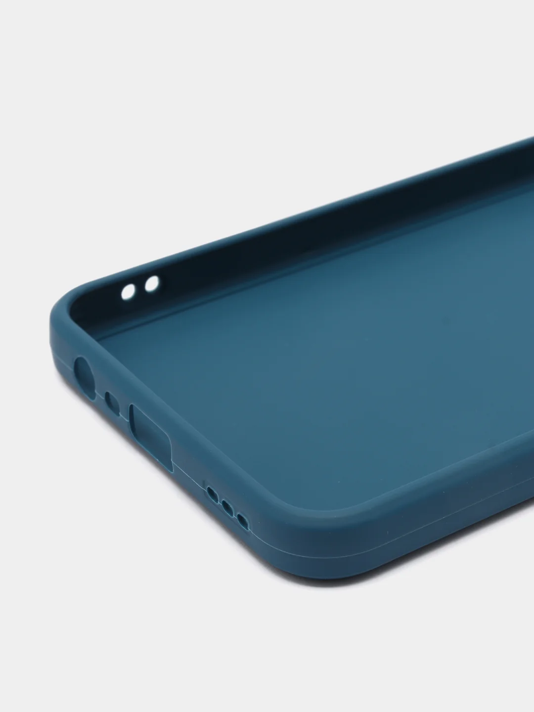 Синий чехол для Oppo A17 (Оппо А17),силиконовый прозрачный