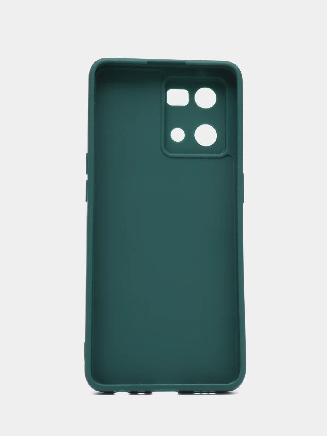 Тёмно-зелёный чехол для OPPO Reno 7 4G / Reno 8 4G / Оппо Рено , силиконовый