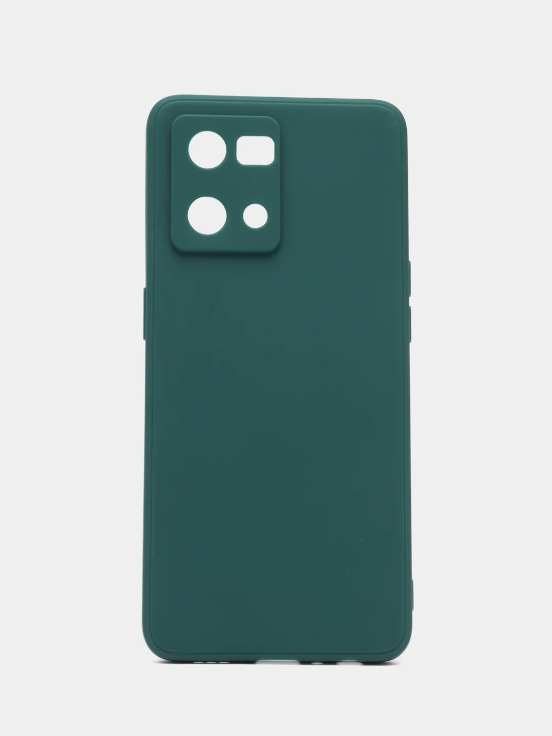Тёмно-зелёный чехол для OPPO Reno 7 4G / Reno 8 4G / Оппо Рено , силиконовый