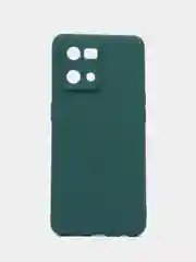 Тёмно-зелёный чехол для OPPO Reno 7 4G / Reno 8 4G / Оппо Рено , силиконовый