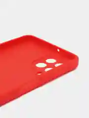 Красный чехол для Samsung M53 5G (Самсунг М53), с защитой камеры