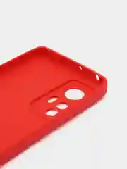 Красный чехол Xiaomi 12, Xiaomi 12X силиконовый (Сяоми 12, 12Х)