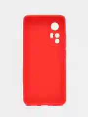 Красный чехол Xiaomi 12, Xiaomi 12X силиконовый (Сяоми 12, 12Х)