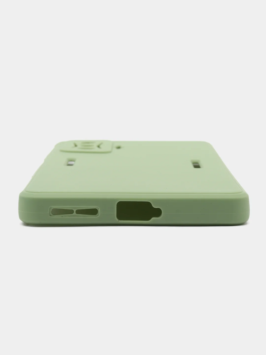 Зеленый чехол для Xiaomi Poco F4 GT (Поко Ф4 Джити) силиконовый, черный, матовый, с защитой камеры