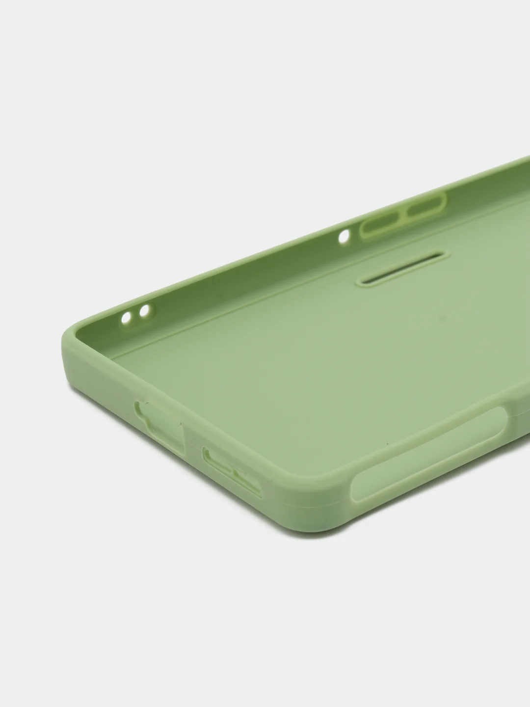 Зеленый чехол для Xiaomi Poco F4 GT (Поко Ф4 Джити) силиконовый, черный, матовый, с защитой камеры