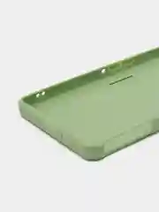 Зеленый чехол для Xiaomi Poco F4 GT (Поко Ф4 Джити) силиконовый, черный, матовый, с защитой камеры