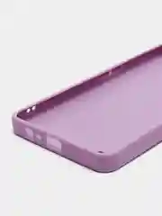 Сиреневый чехол силиконовый на Realme C31, с защитой камеры