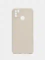 Молочный чехол для Infinix Hot 10 Lite (Инфиникс Хот 10 Лайт), силиконовый