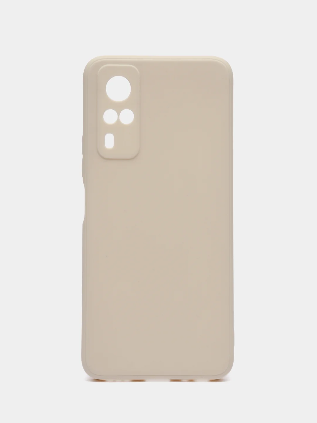 Молочный чехол для Vivo Y31/Y53S 4G/Y51 2020/2021 (Виво У31/У53С 4Г/У51 2020/2021), силиконовый