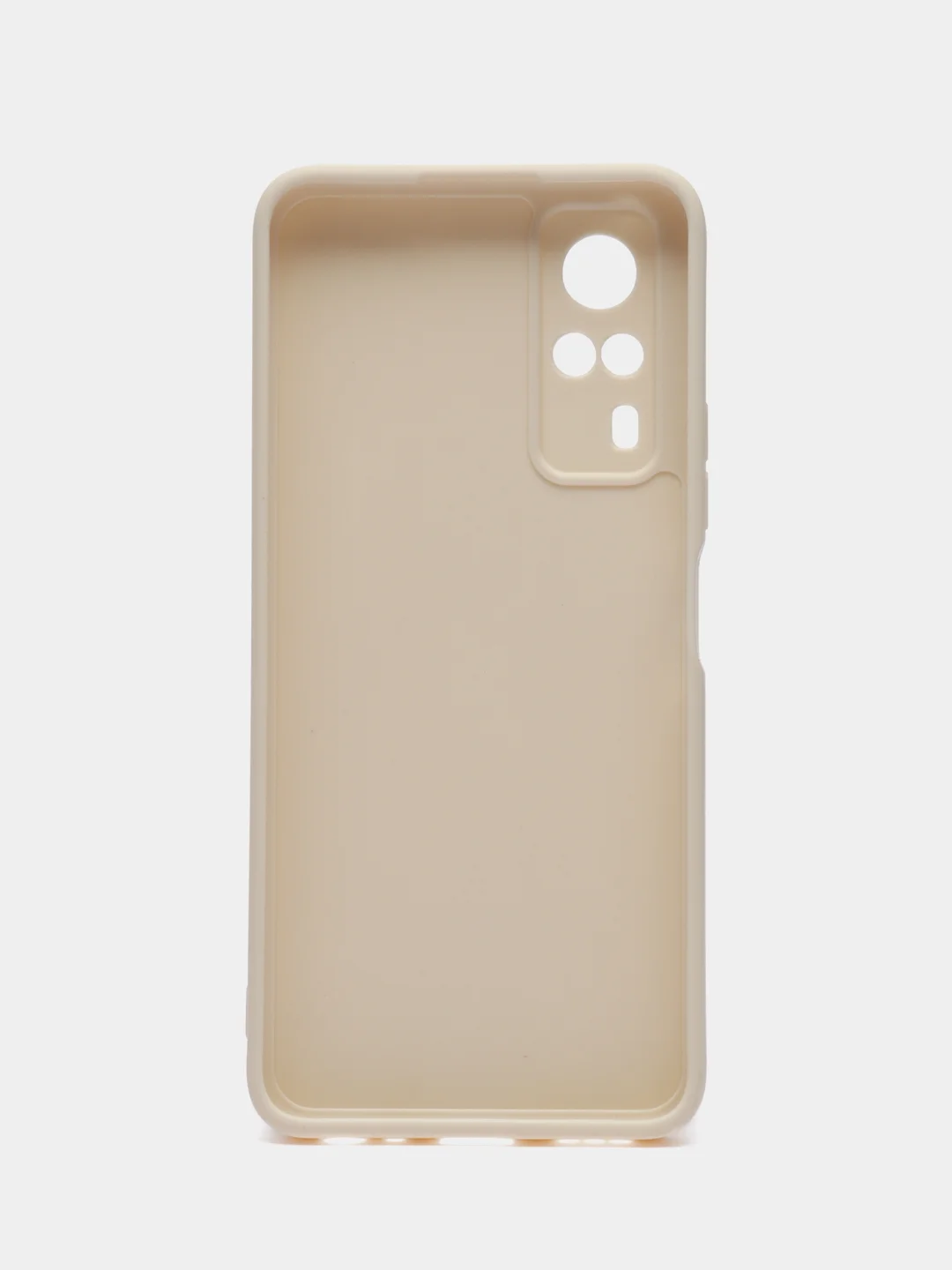 Молочный чехол для Vivo Y31/Y53S 4G/Y51 2020/2021 (Виво У31/У53С 4Г/У51 2020/2021), силиконовый