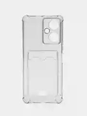 Черный чехол для Tecno Camon 19 / 19 Pro 5G, прозрачный, с карманом для карты