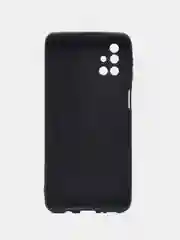Угольный чехол Samsung Galaxy M31S (Самсунг Галакси М31C) силиконовый, матовый, черный