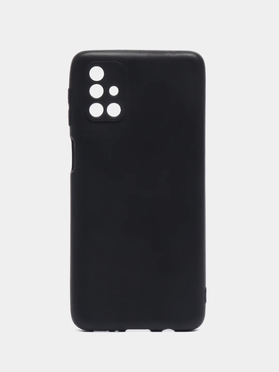 Угольный чехол Samsung Galaxy M31S (Самсунг Галакси М31C) силиконовый, матовый, черный