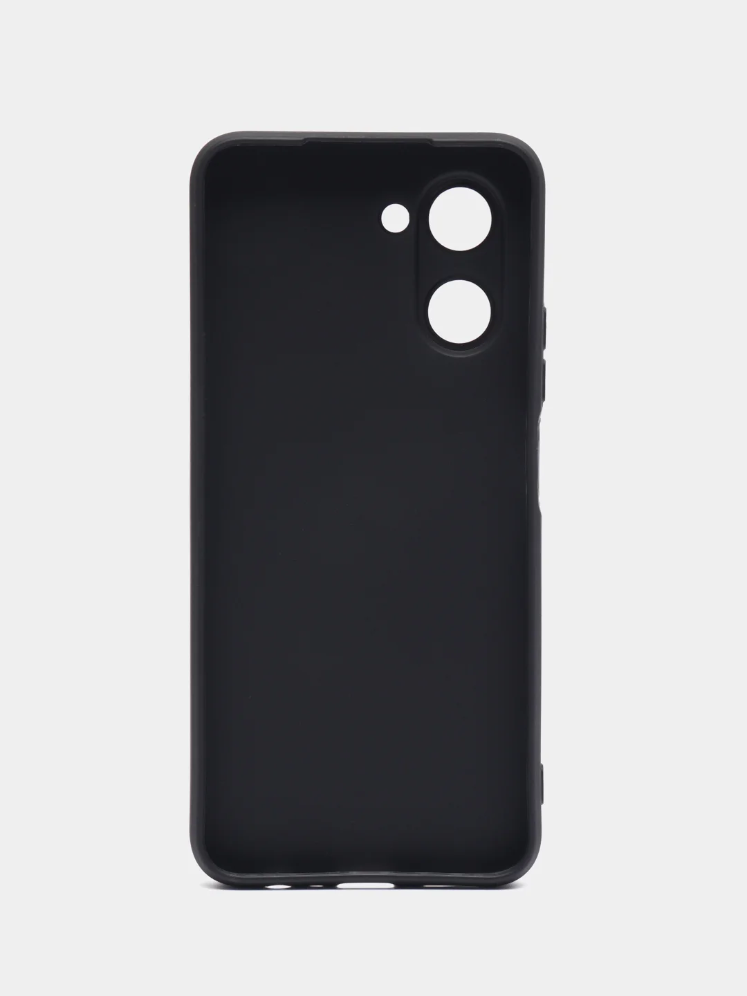 Черный чехол для Realme C33 / Реалми С33 силиконовый, цветной, матовый