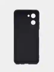 Черный чехол для Realme C33 / Реалми С33 силиконовый, цветной, матовый