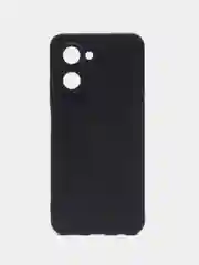 Черный чехол для Realme C33 / Реалми С33 силиконовый, цветной, матовый