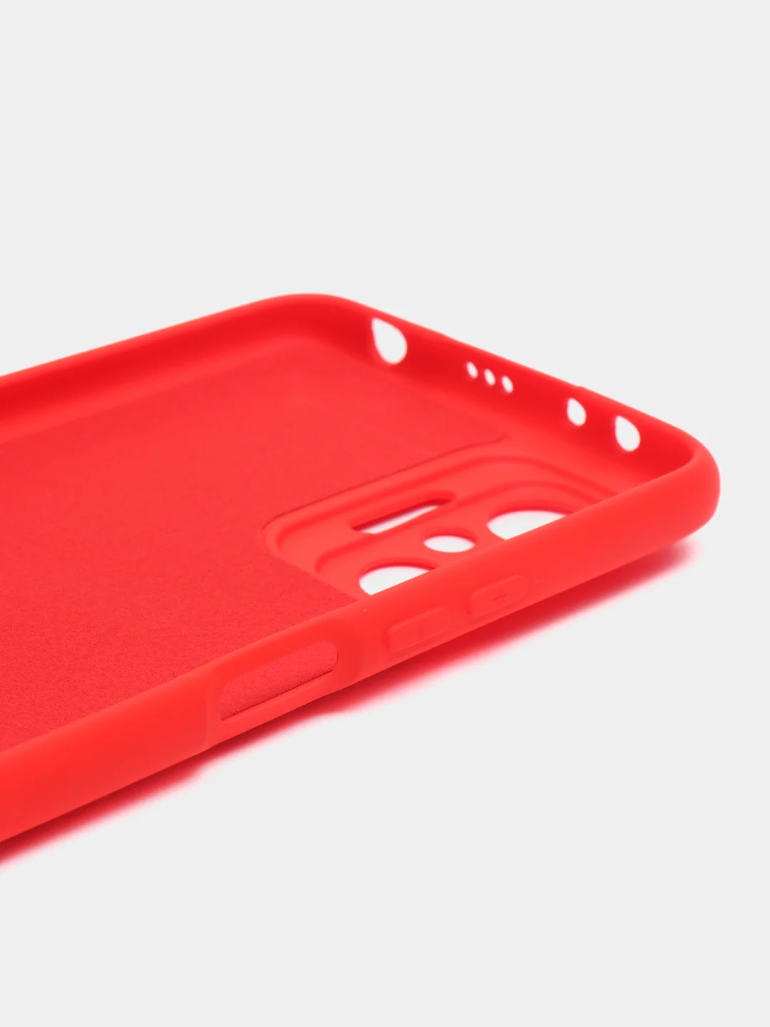 Красный чехол силиконовый Silicone Cover для Xiaomi Redmi Note 10 Pro, Сяоми Редми Нот 10 Про
